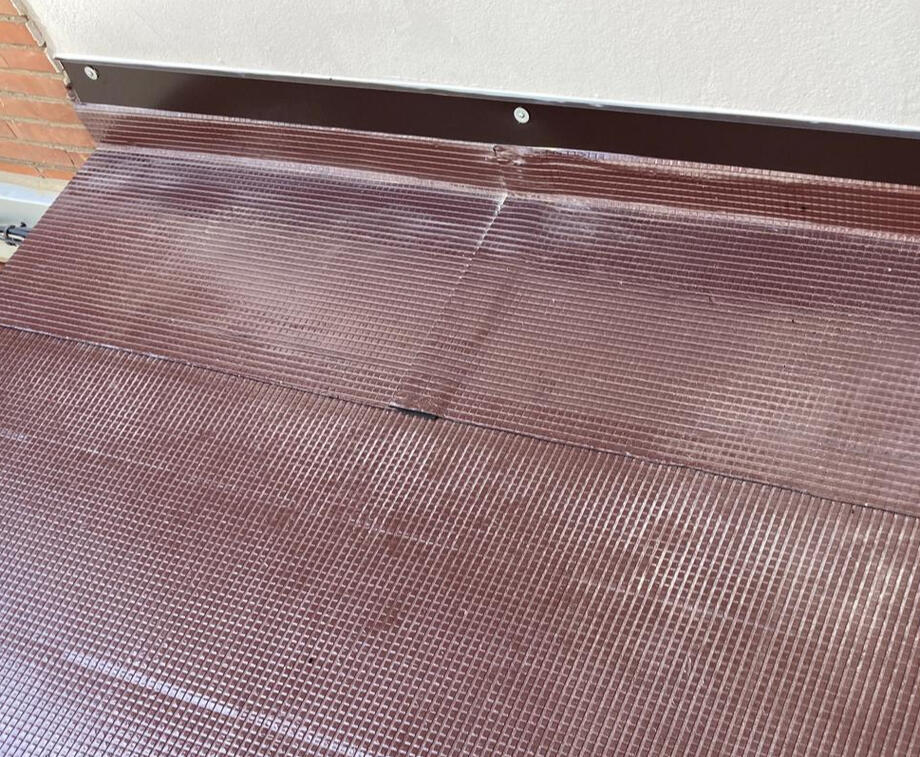 Instalación de telas asfálticas